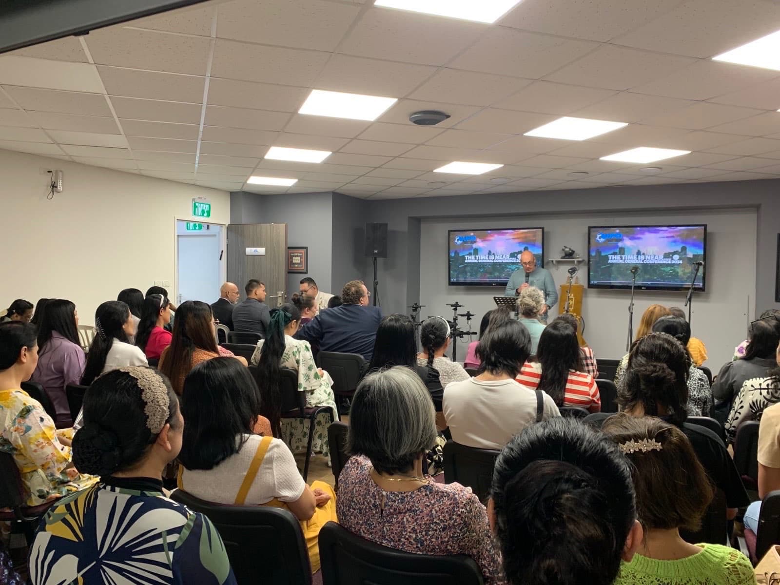 Believers gathered for the Annual General Conference in Israel