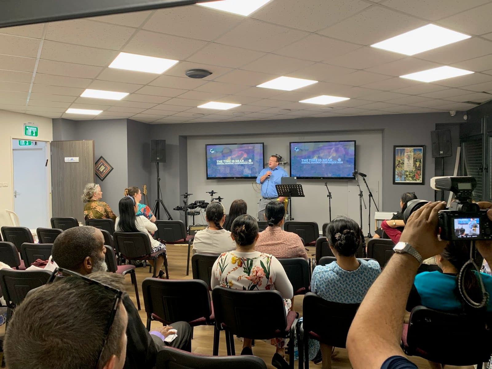 A teaching session during the conference in Israel