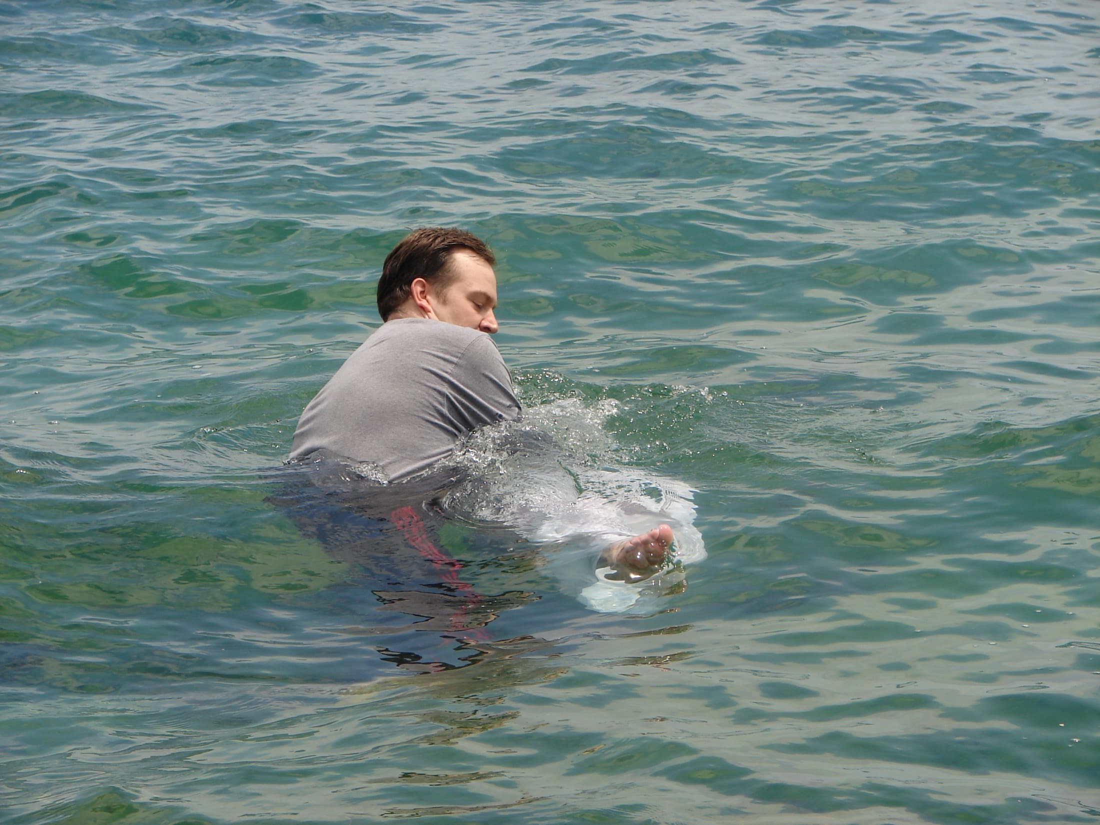 A baptism in the waters of Israel